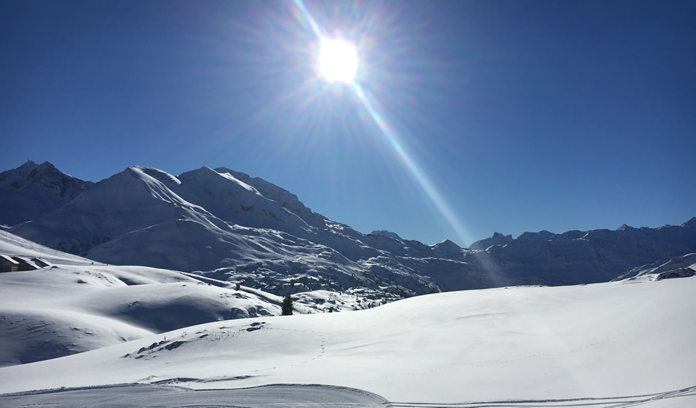 Lokaal veel sneeuw in de Noord Alpen