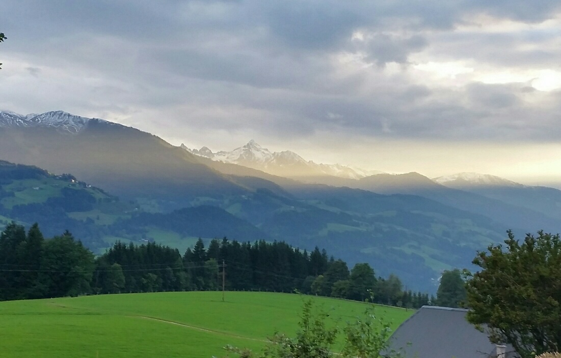 Nazomeren in de Alpen