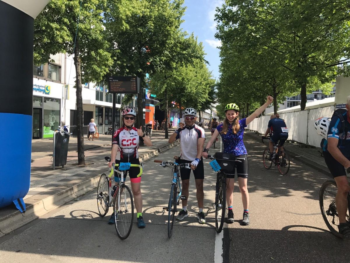 Meedoen aan een georganiseerde fietstocht