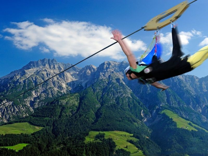 Activiteiten in Saalbach Hinterglemm Leogang Fierberbrunn met een hoge dosis adrenaline