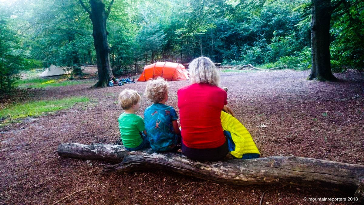 Paalkamperen. Dat is wildkamperen in Nederland!