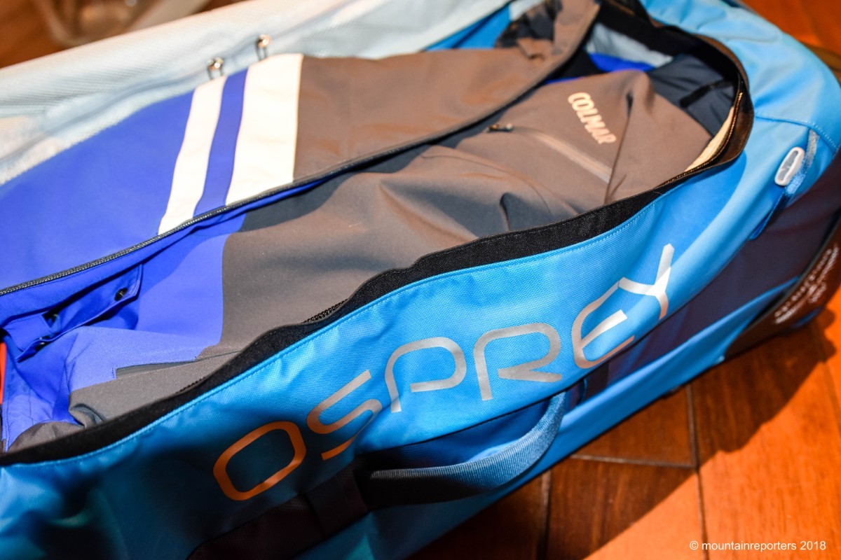 Win deze fantastische blauwe duffel op wieltjes van Osprey