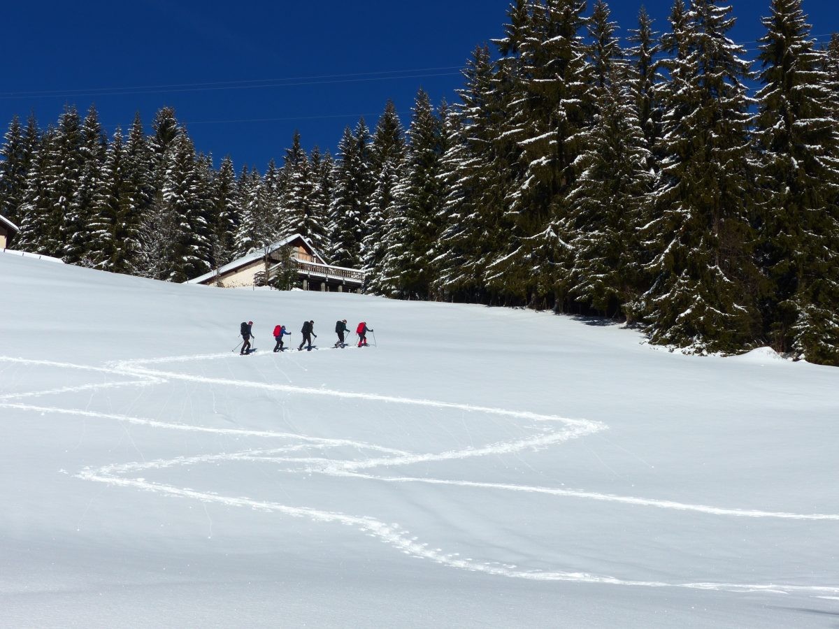 Sneeuwschoenwandelen in de Haute Savoie