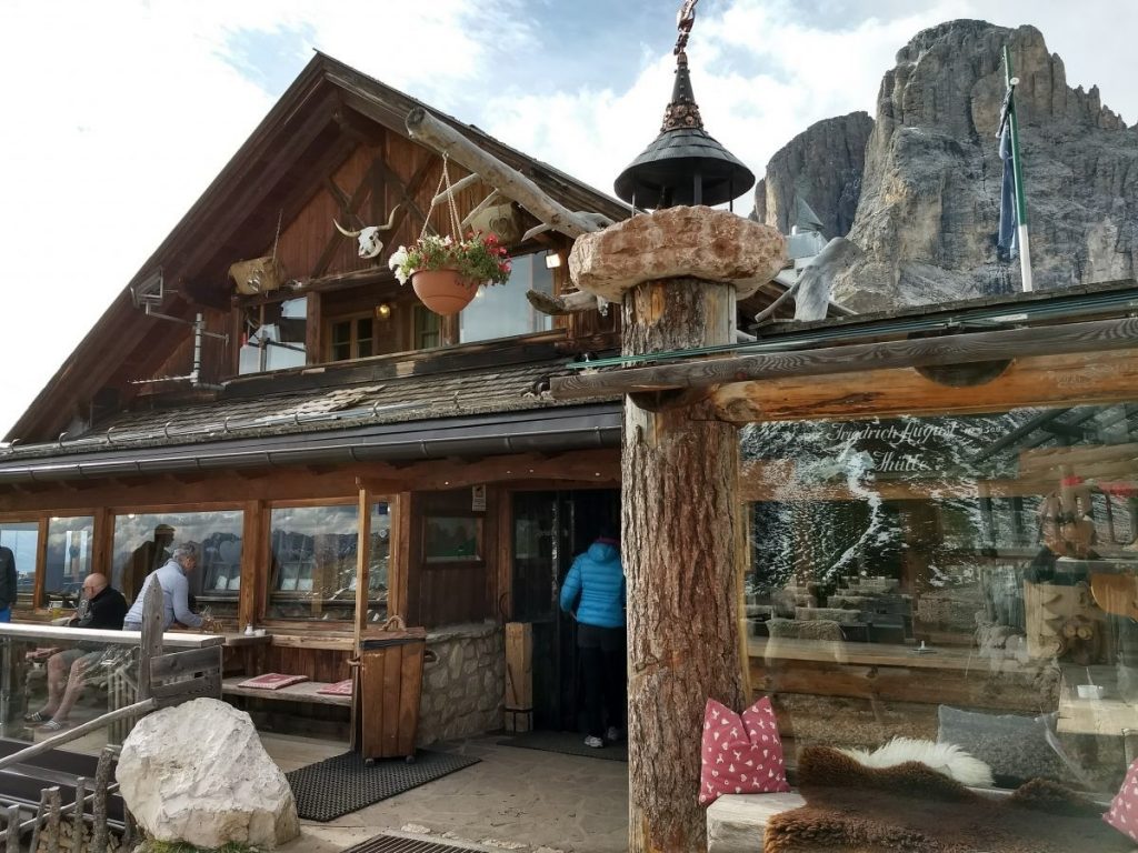 rifugio Friedrich August, onze eerste overnachtingsplek. Foto: Sietske Mensing