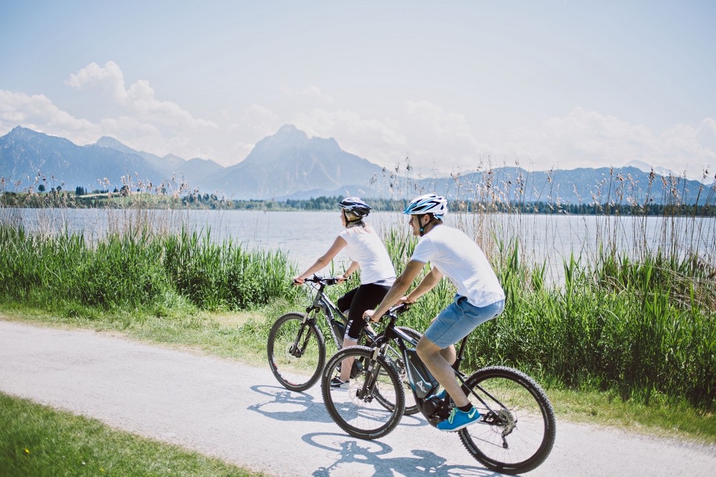 Fietsen in Allgäu: Kalte und Warme Füße rond Füssen