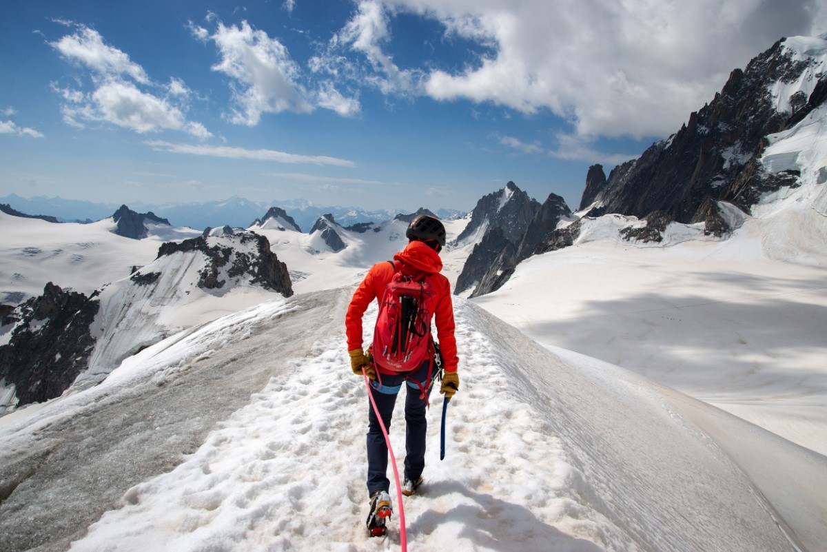 Febe's fotoreportage van de Arc'teryx Academy in Chamonix
