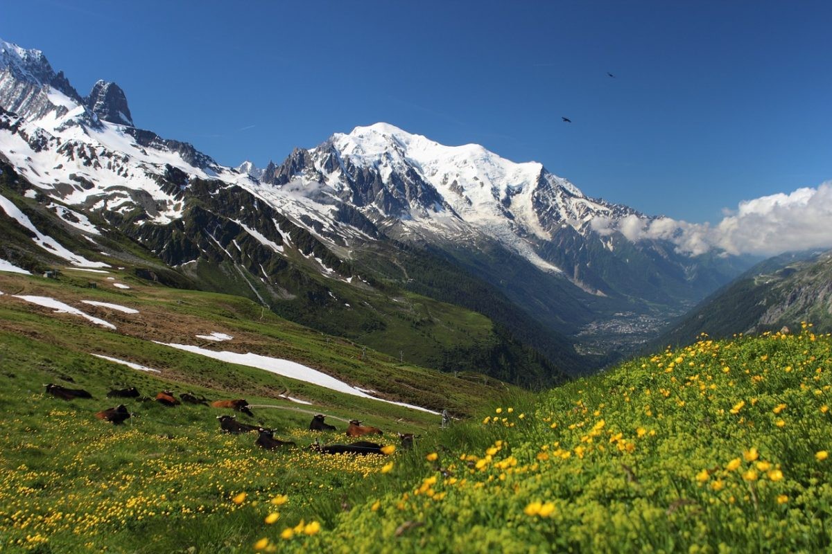 Mont Blanc brokkelt langzaam af door klimaatverandering