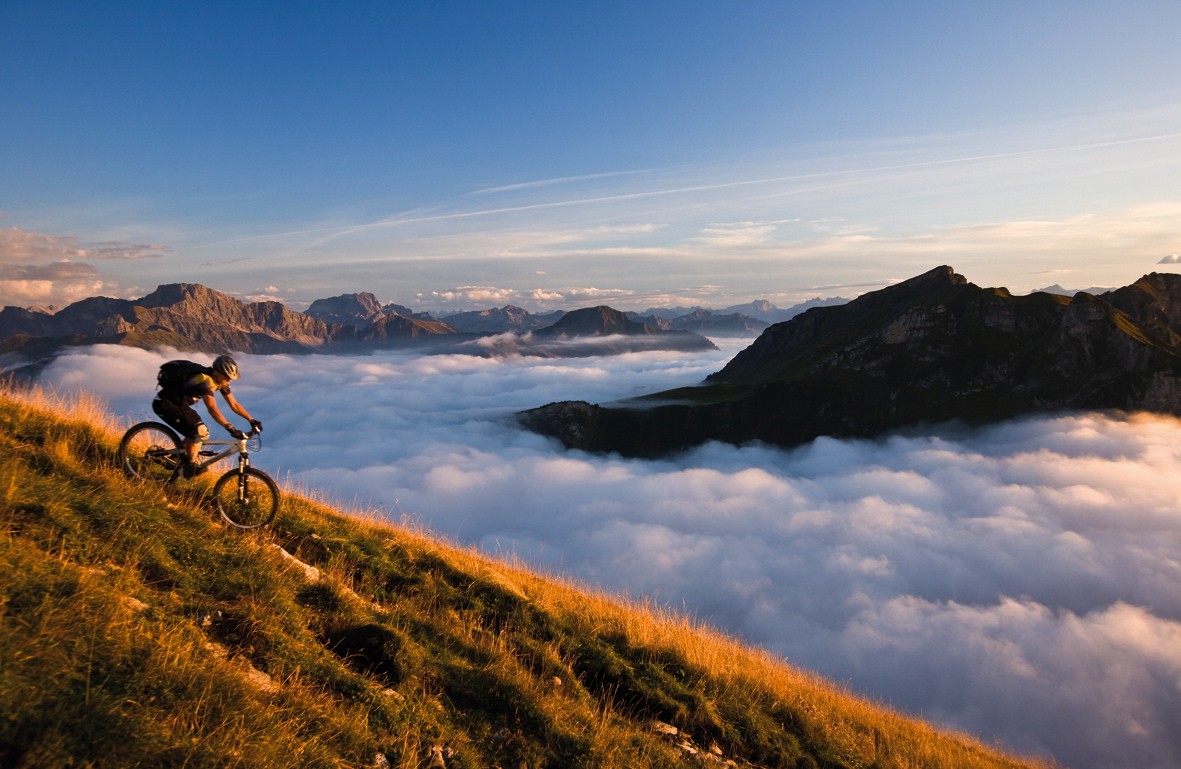 Mountainbiken in het Bregenzerwald