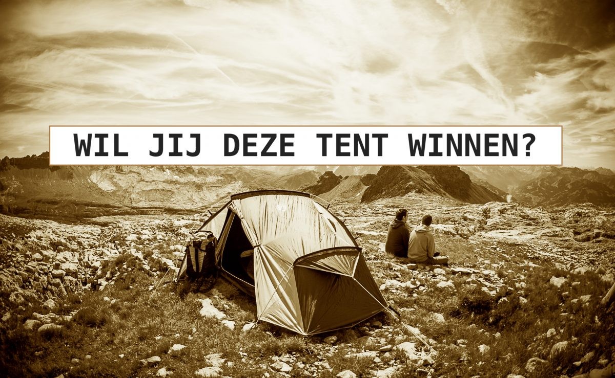 Wil jij deze tent winnen? Doe dan nu mee met Mountainreporters!